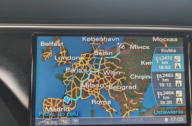 Audi A5 cena 59900 przebieg: 133000, rok produkcji 2011 z Międzyrzec Podlaski małe 781